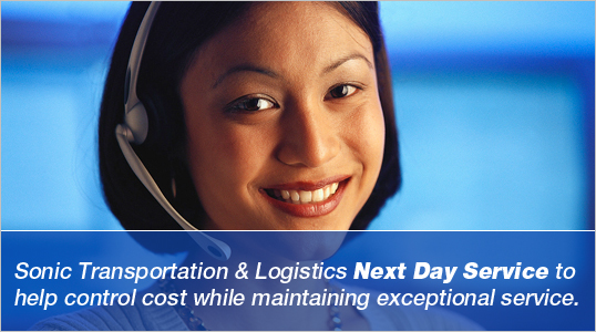 Sonic Transportation & Logistics - Next Day Service